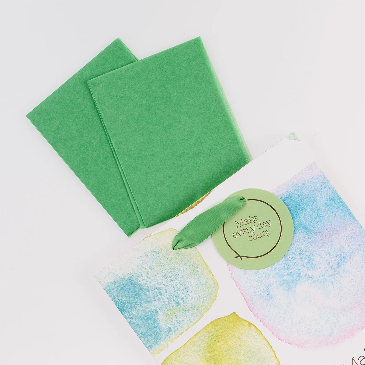 Make Every Day Count Smooth Sea Glass Medium Gift Bag with Gift Tag - Image 4