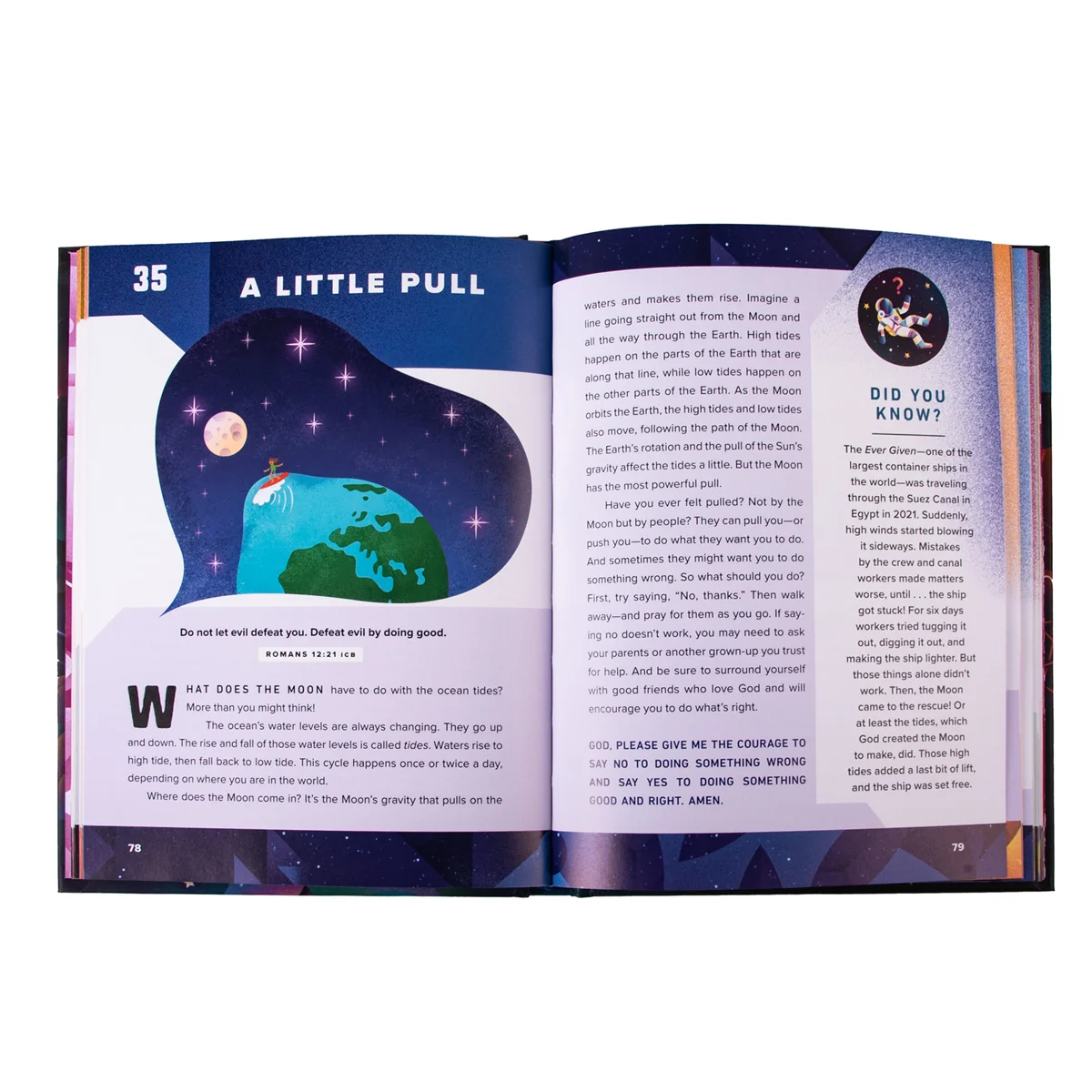 Marvel At The Moon: 90 Devotions: You're Never Alone In God's Majestic Universe HC - Image 5