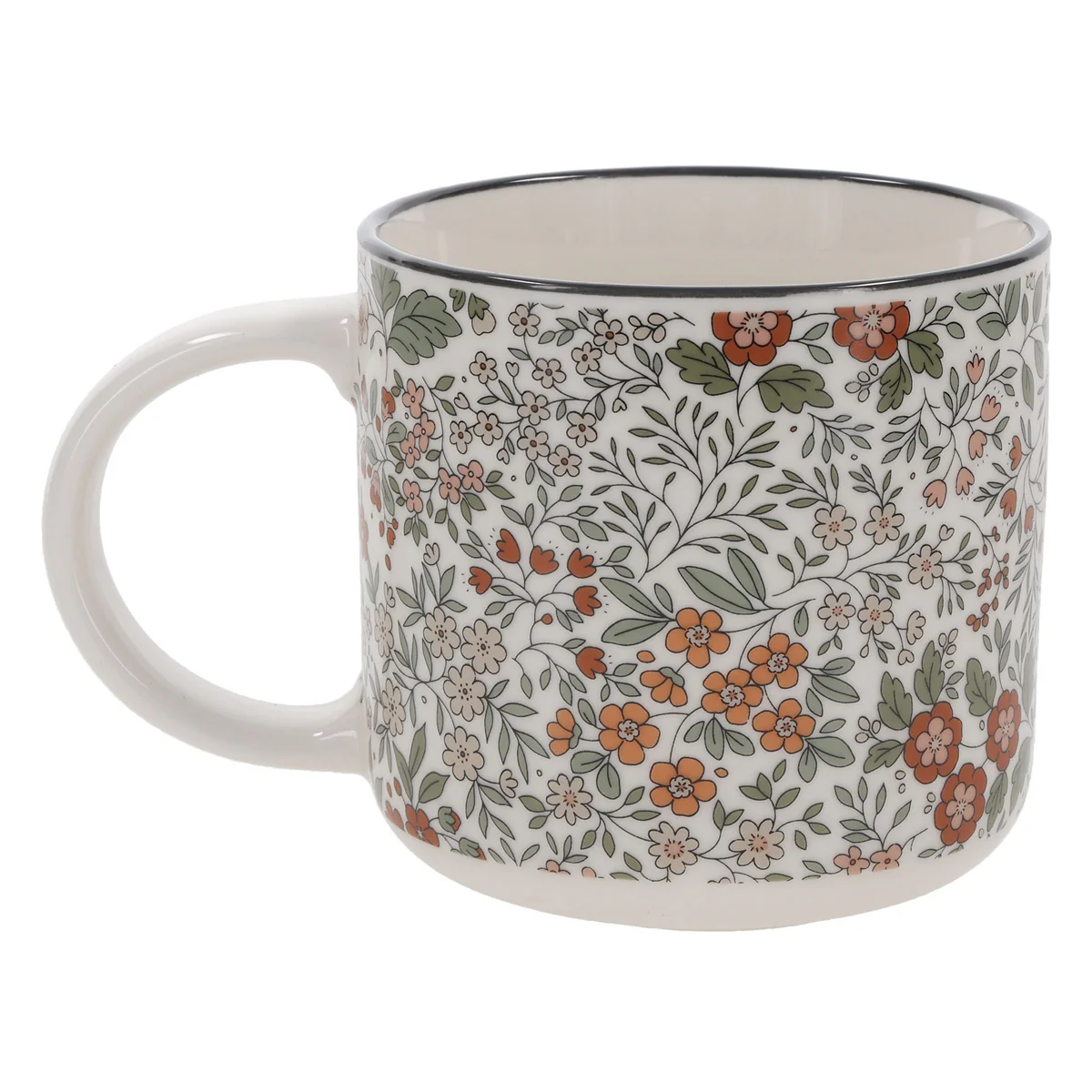 May the God of Hope Fill You with All Joy and Peace Floral Ceramic Mug - Image 2