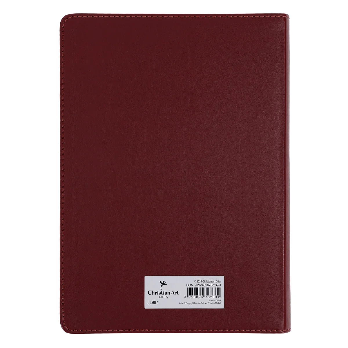 May the God of Hope Fill You with All Joy Faux Leather Journal - Image 2