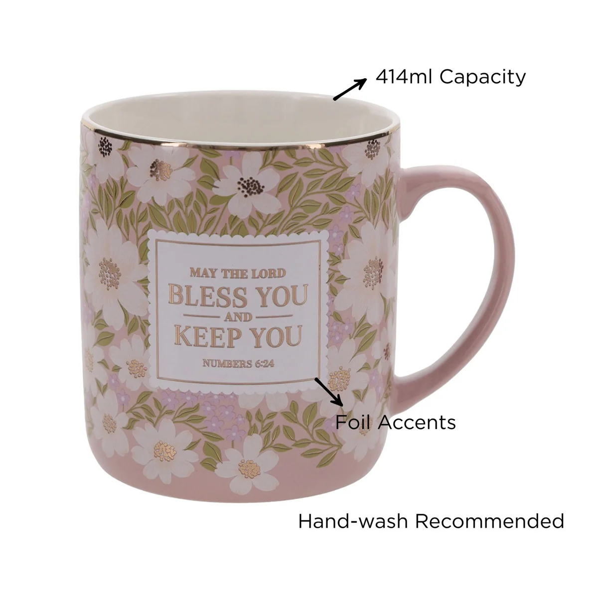 May the Lord Bless You and Keep You Ceramic Mug - Image 6