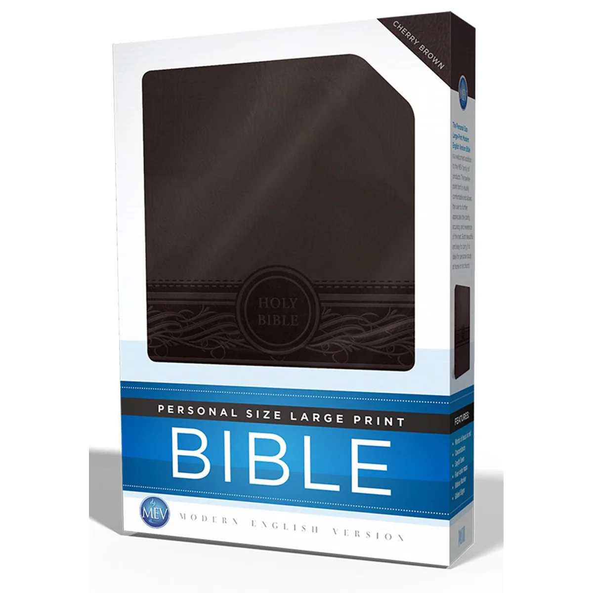 MEV Personal Size Large Print Bible Cherry Brown (Hardcover) - Image 3