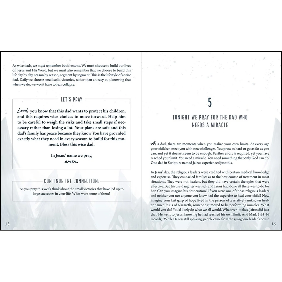 Midnight Dad Devotional: 100 Devotions And Prayers To Connect Dads / To The Father (Hardcover) - Image 2