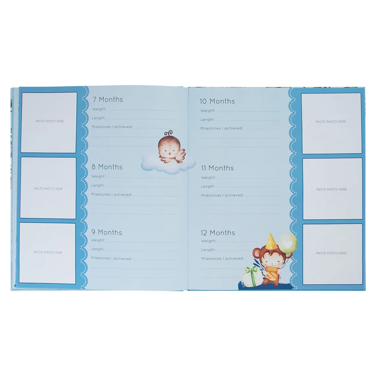 My First Year: A Memory Book For Baby Boys (Hardcover) - Image 6