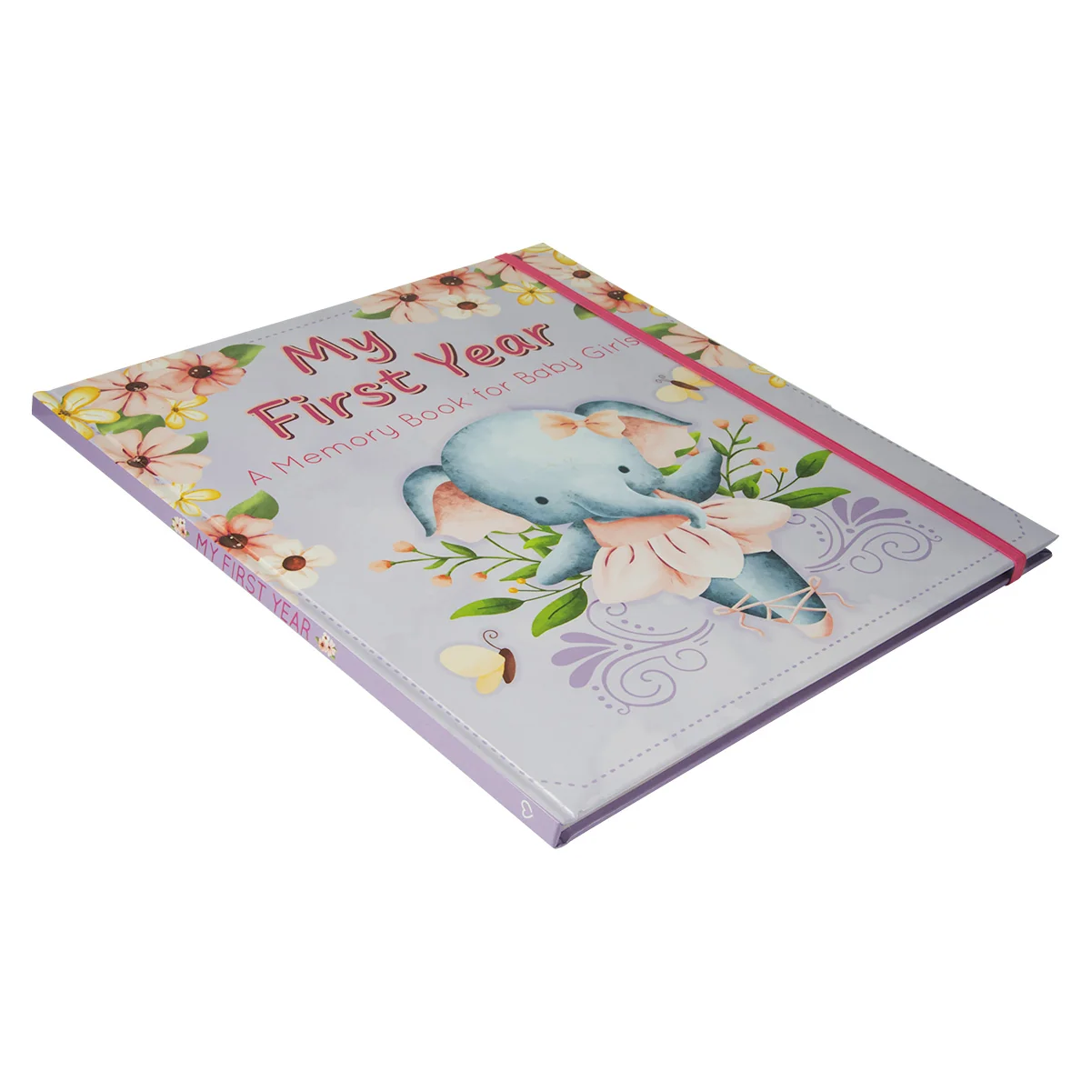 My First Year: A Memory Book For Baby Girls (Hardcover) - Image 3