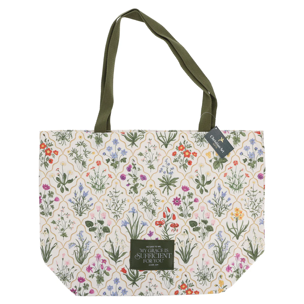 My Grace Is Sufficient for You Canvas Tote Bag - Image 3