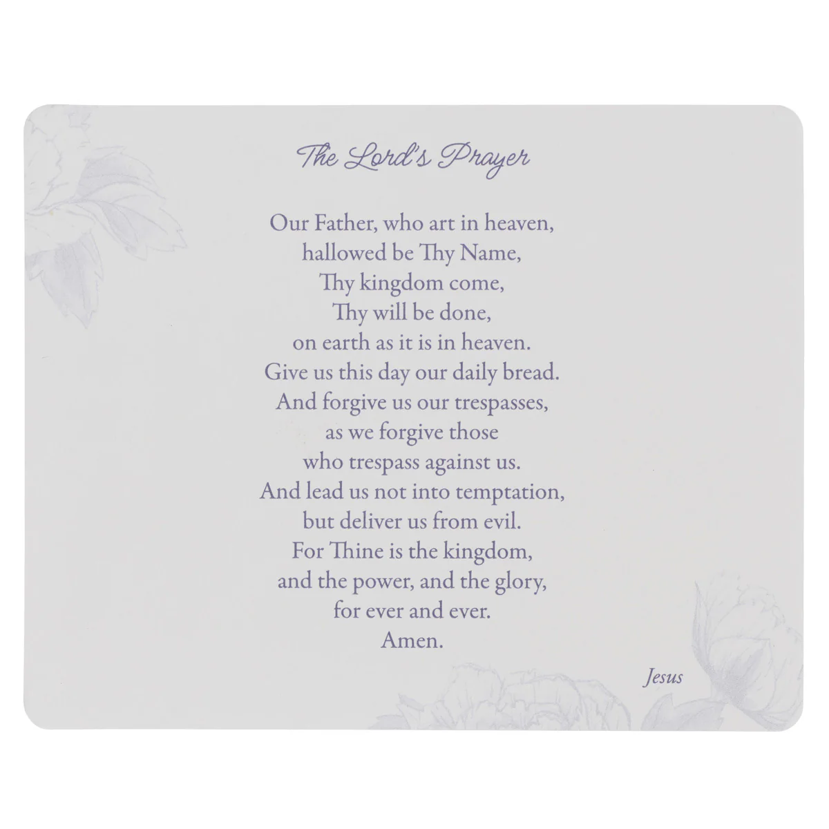 My Prayers Blue Floral Promise Cards in Tin - Image 3