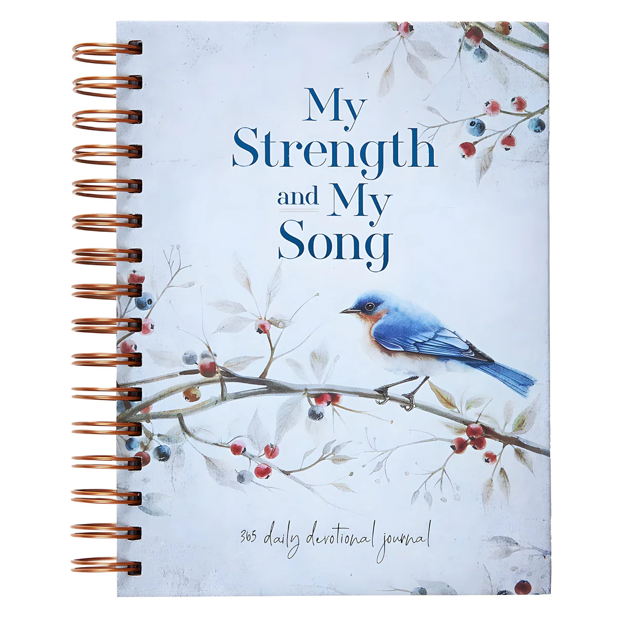 My Strength and My Song: 365 Daily Devotional Journal (Spiral-Bound)