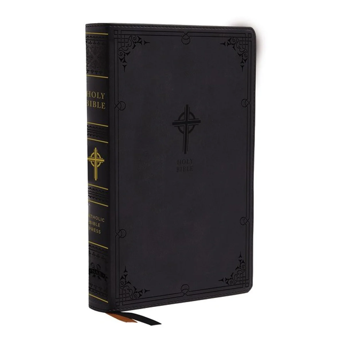 NABRE Revised Edition Catholic Bible Large Print Black (Comfort Print)(Imitation Leather)