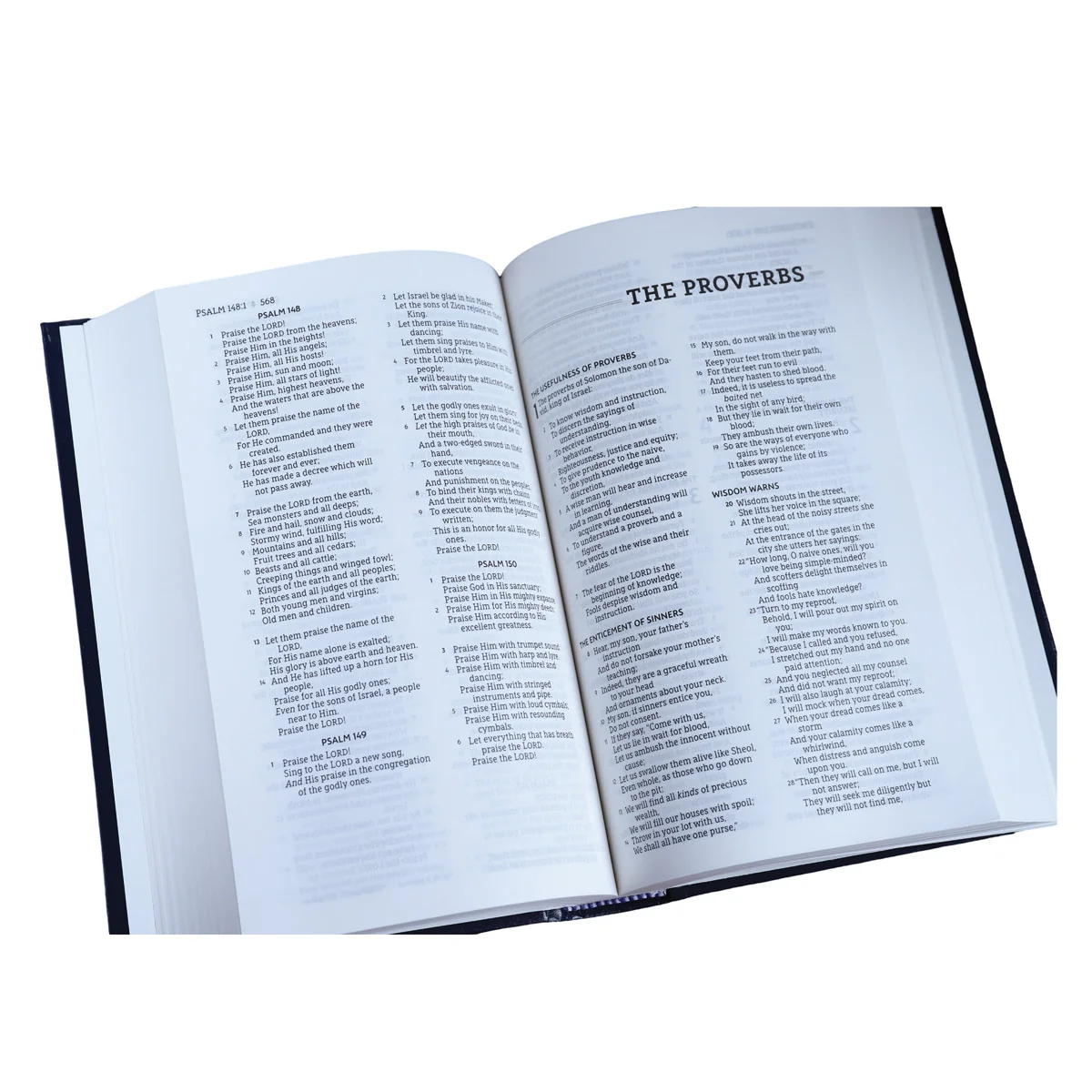 NASB Pew And Worship Bible (1995) Black (Comfort Print)(Hardcover) - Image 5