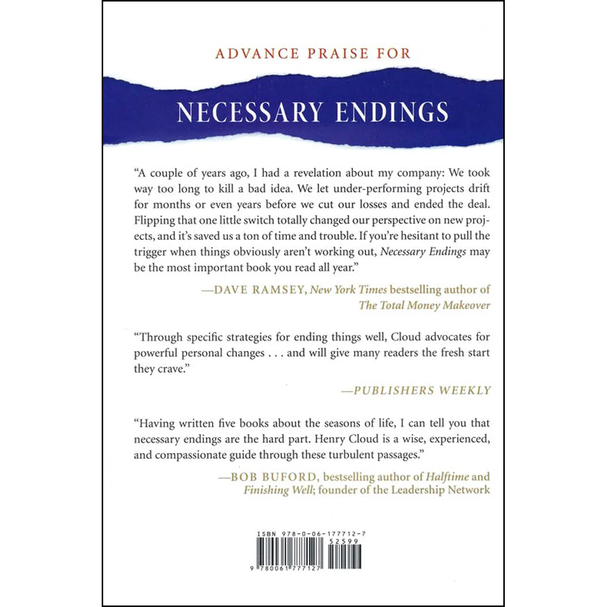 Necessary Endings: Employees / Relationships We All Have To Give Up To Move Forward (Hardcover) - Image 2