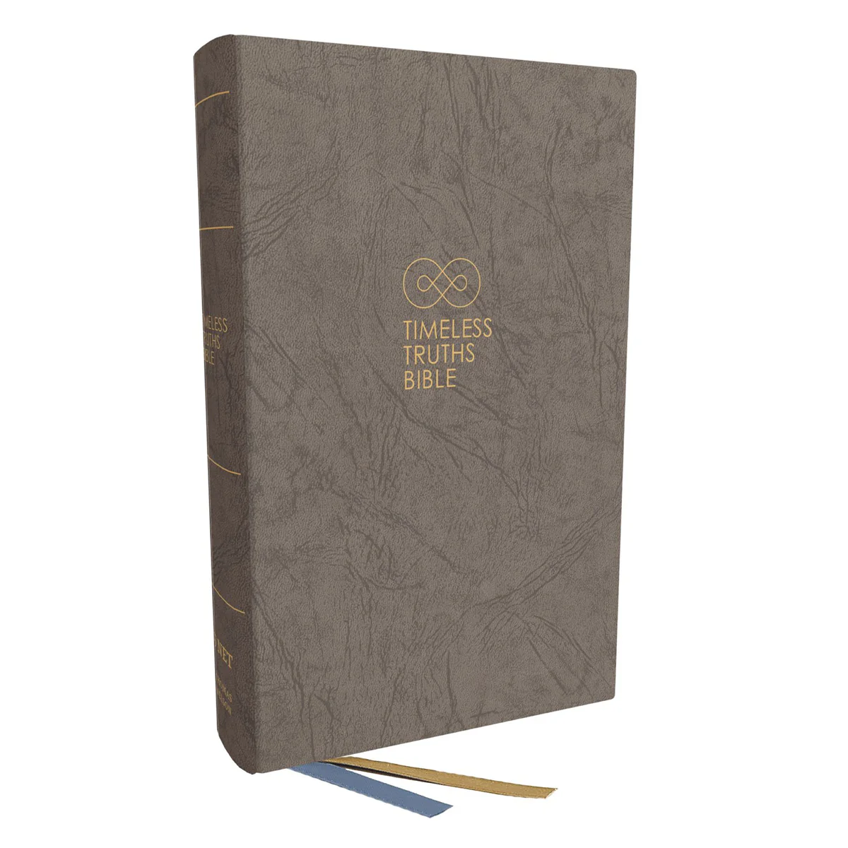 NET Grey Hardcover Timeless Truths Bible Comfort Print