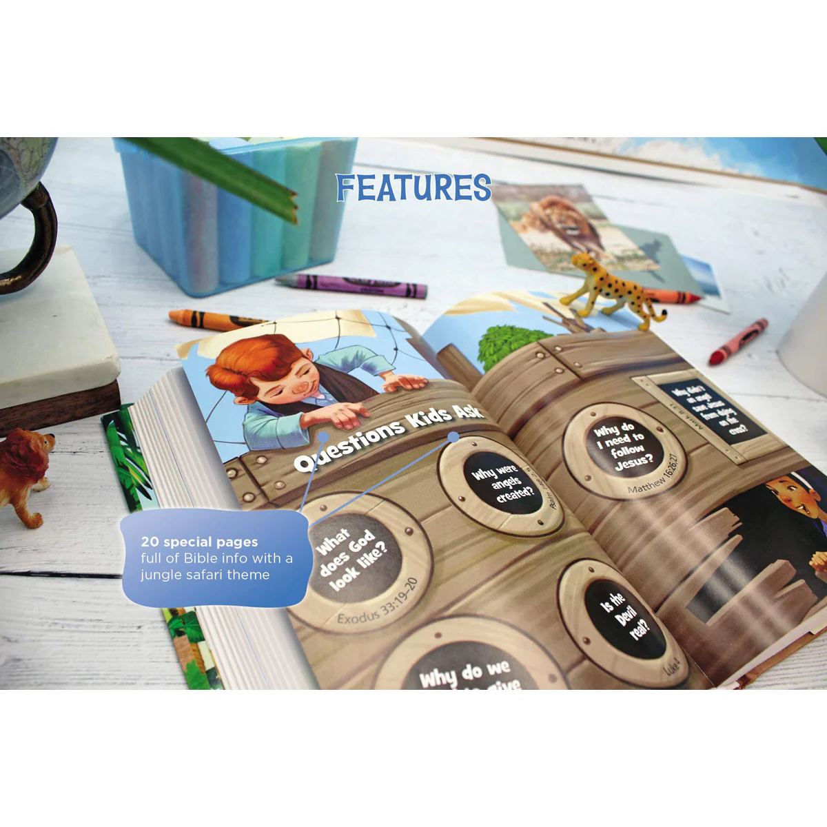 NIRV Adventure Bible For Early Readers Coral (Imitation Leather) - Image 4