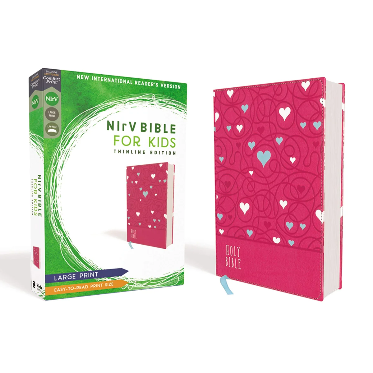 NIRV Bible For Kids Large Print Pink (Comfort Print)(Imitation Leather) - Image 2
