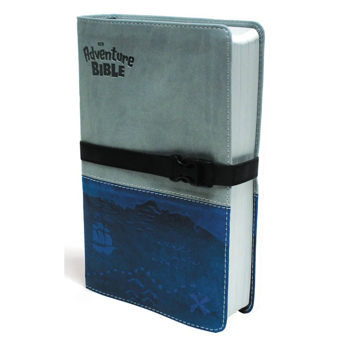 NIV Adventure Bible Two Tone Gray / Blue With Clip Closure (Imitation Leather) - Image 5