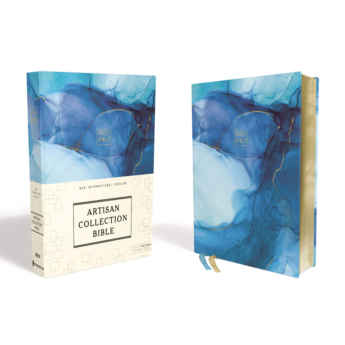 NIV Artisan Collection Bible Red Letter Blue Art (Comfort Print)(Hardcover) - Image 3