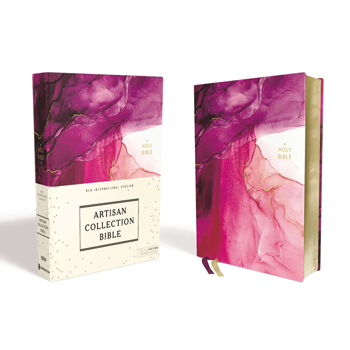 NIV Artisan Collection Bible Red Letter Pink Art (Comfort Print)(Hardcover) - Image 4