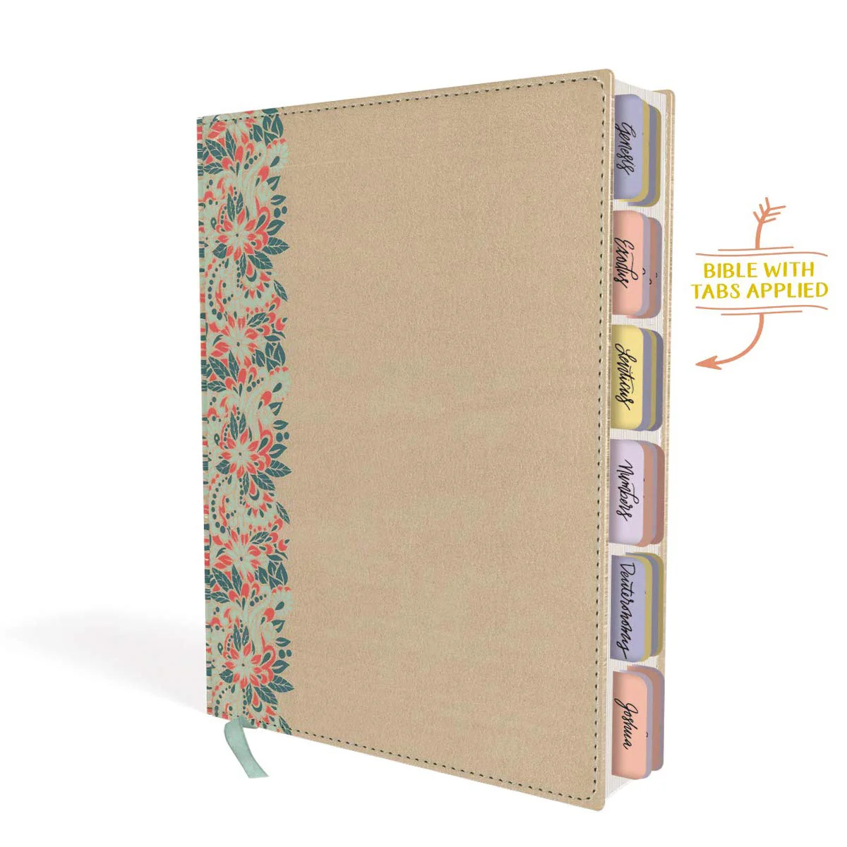 NIV Beautiful Word Bible Peel / Stick Bible Tab Gold (Comfort Print)(Hardcover) - Image 2