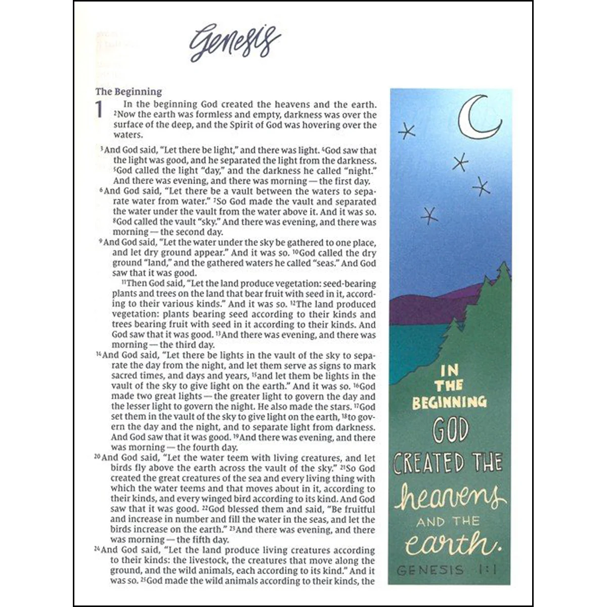NIV Beautiful Word Bible Peel / Stick Bible Tab Multi-color (Comfort Print)(Hardcover) - Image 3