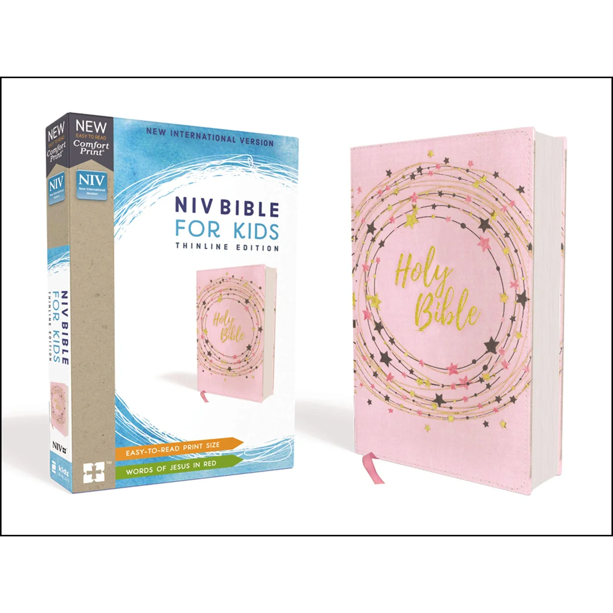 NIV Bible For Kids Red Letter Edition Pink / Gold (Comfort Print)(Paperback) - Image 3