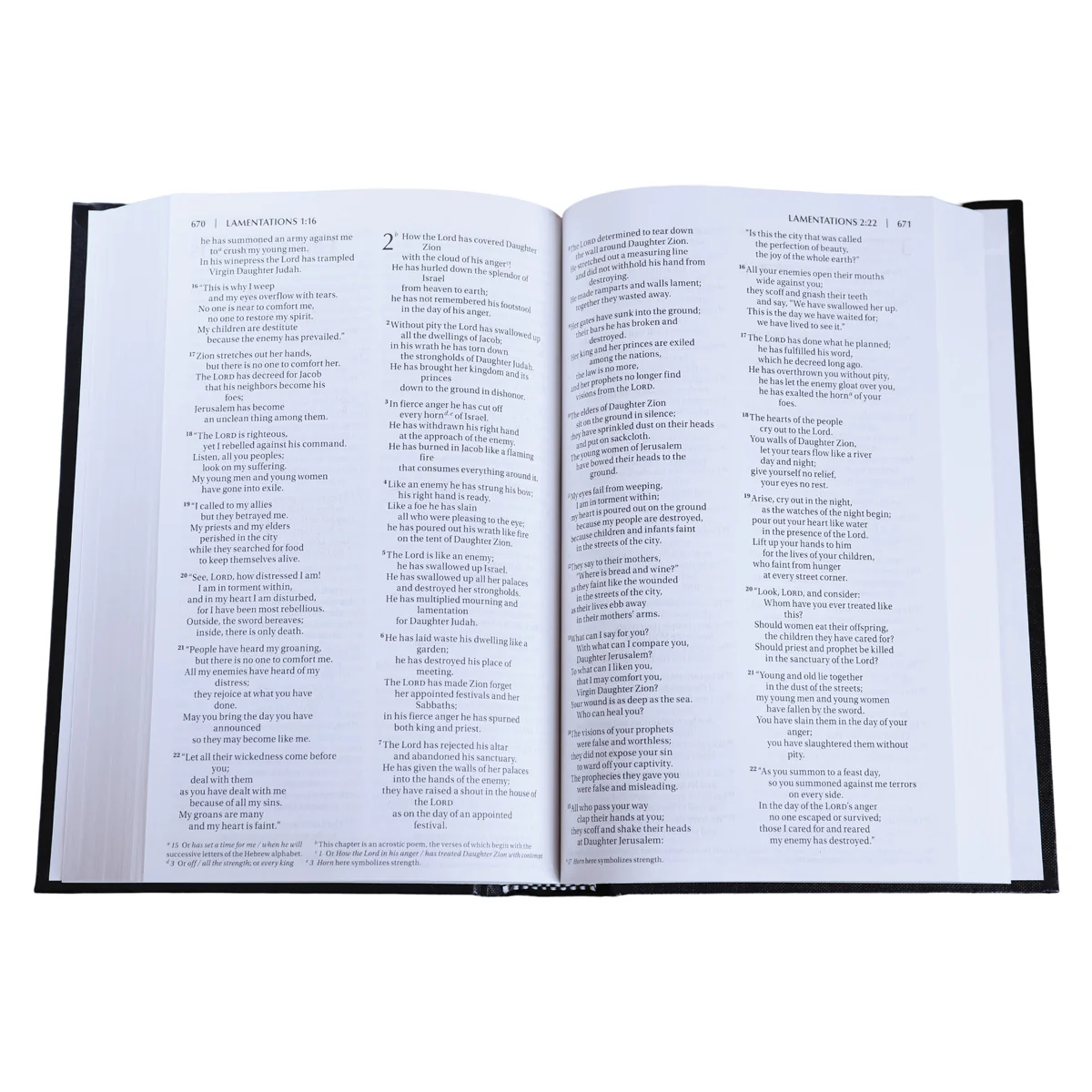 NIV Black Hardcover Value Pew & Worship Bible - Image 3