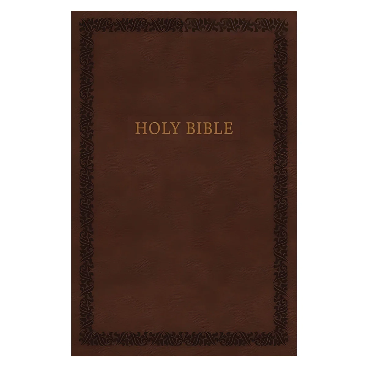 NIV Brown Faux Leather Holy Bible Soft Touch Edition Bible Comfort Print