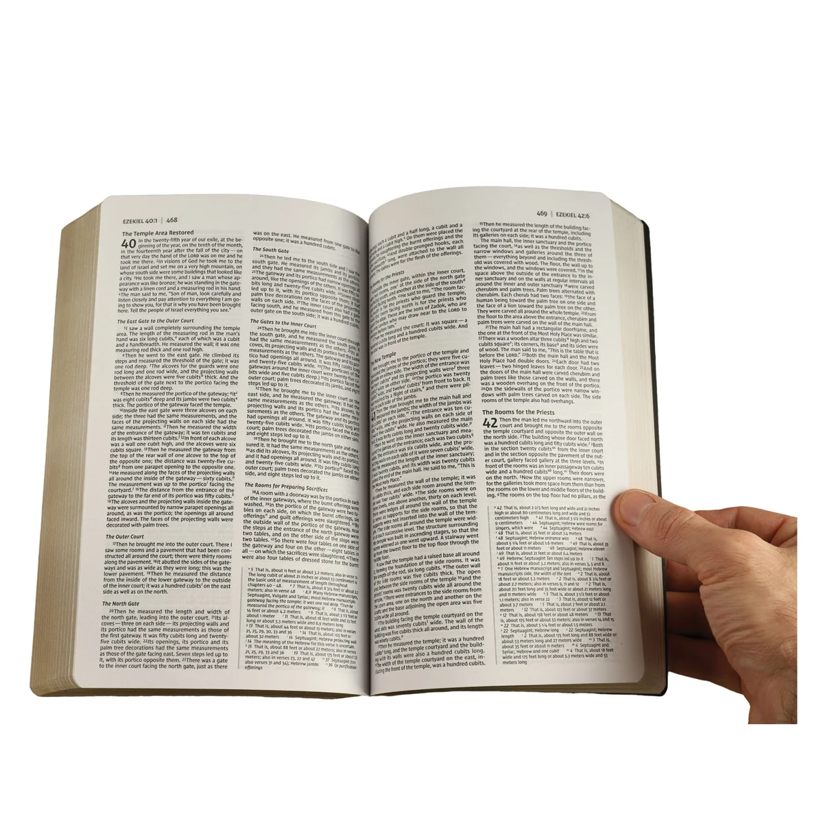 NIV Brown Faux Leather Holy Bible Soft Touch Edition Bible Comfort Print - Image 4