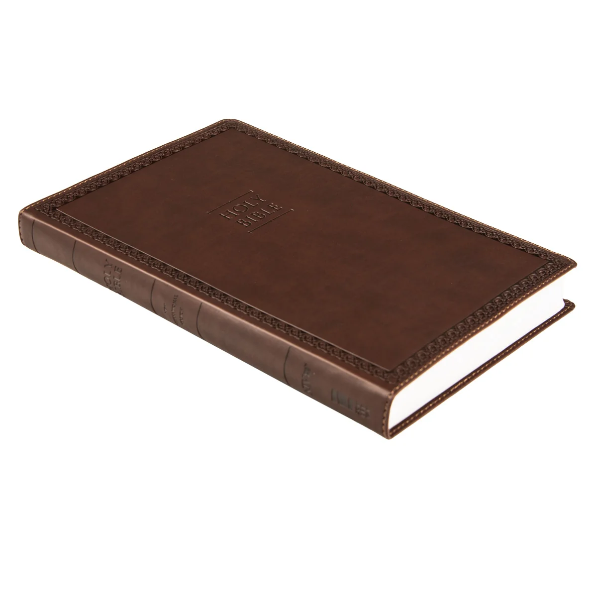 NIV Brown Faux Leather Value Thinline Bible Large Print (Comfort Print) - Image 4