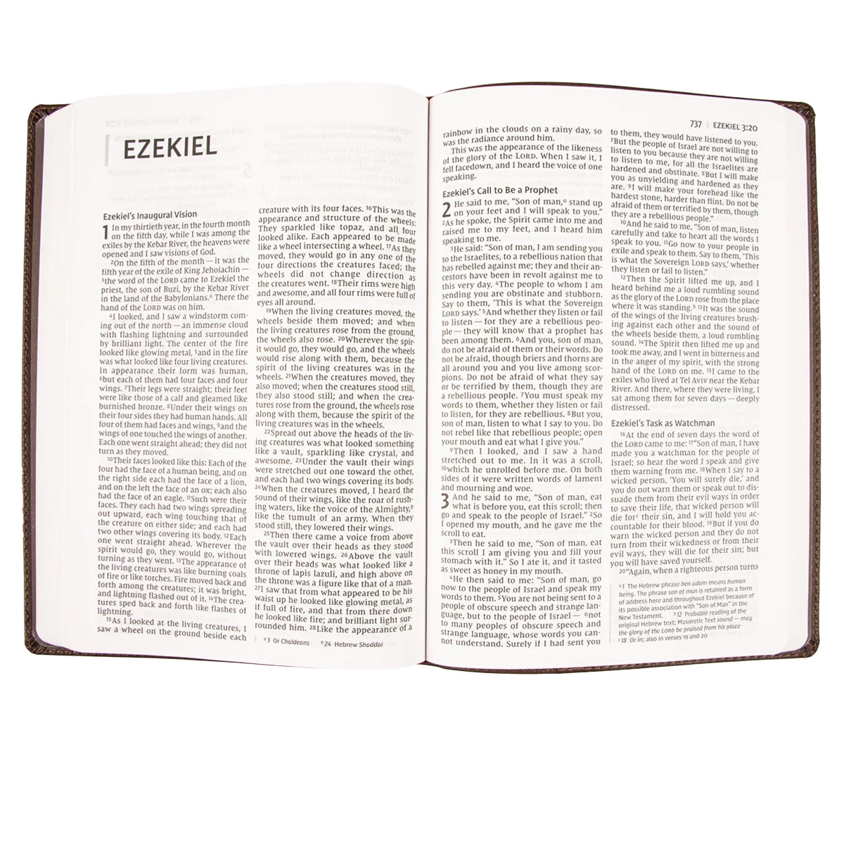 NIV Brown Faux Leather Value Thinline Bible Large Print (Comfort Print) - Image 5