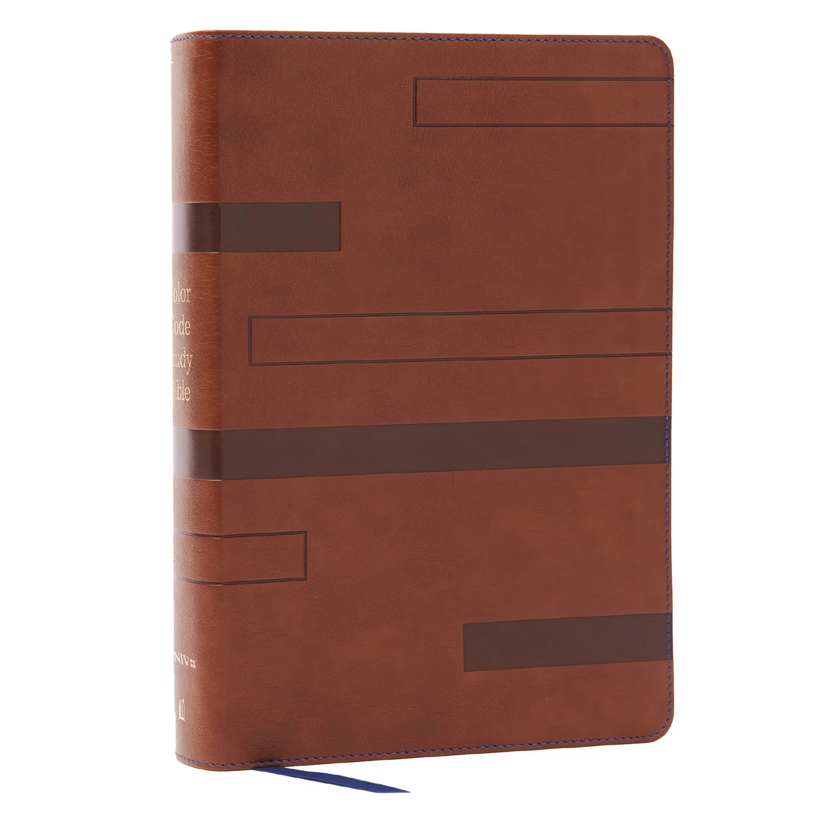 NIV Brown Imitation Leather Color Code Study Bible Red Letter Comfort Print - Image 2
