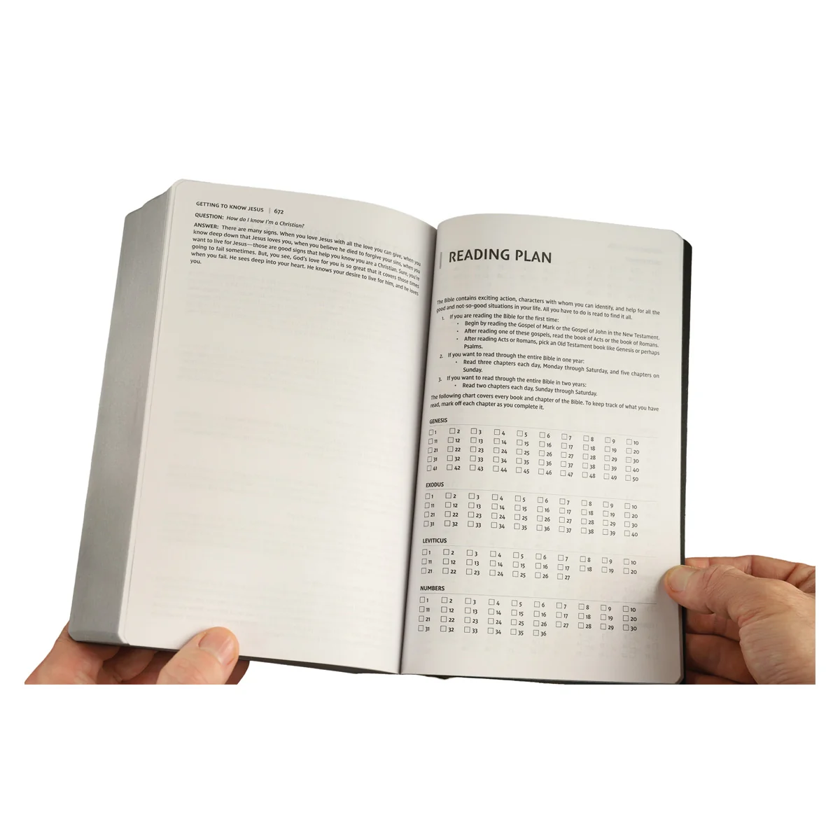 NIV Holy Bible Soft Touch Edition Black (Comfort Print)(Imitation Leather) - Image 3