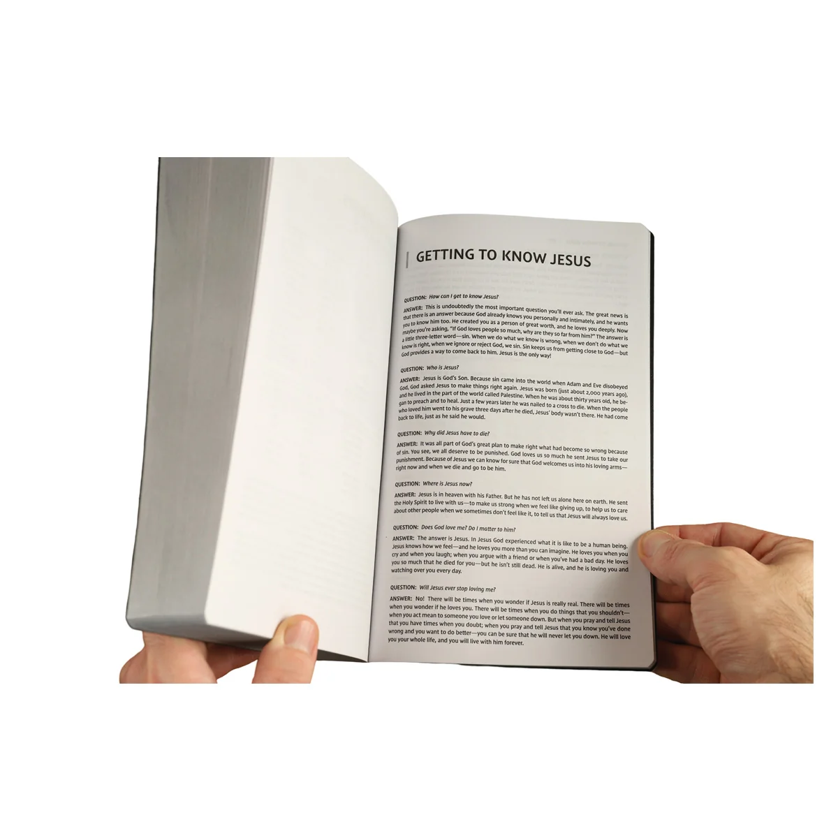 NIV Holy Bible Soft Touch Edition Black (Comfort Print)(Imitation Leather) - Image 5