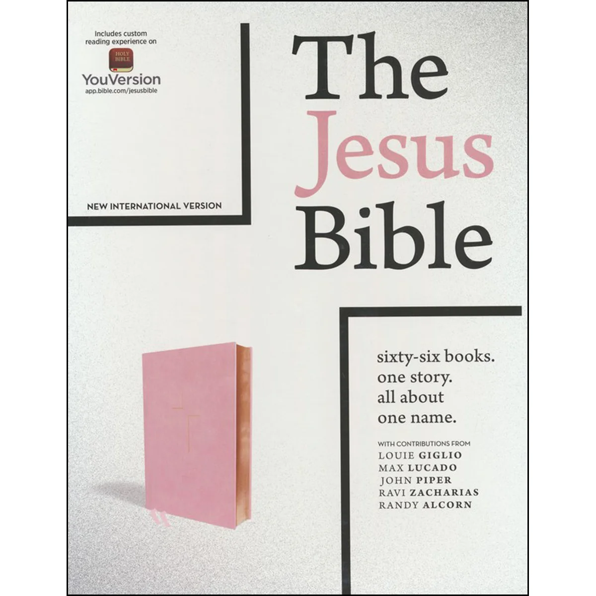 NIV Jesus Bible Edition Pink (Comfort Print)(Imitation Leather) - Image 2