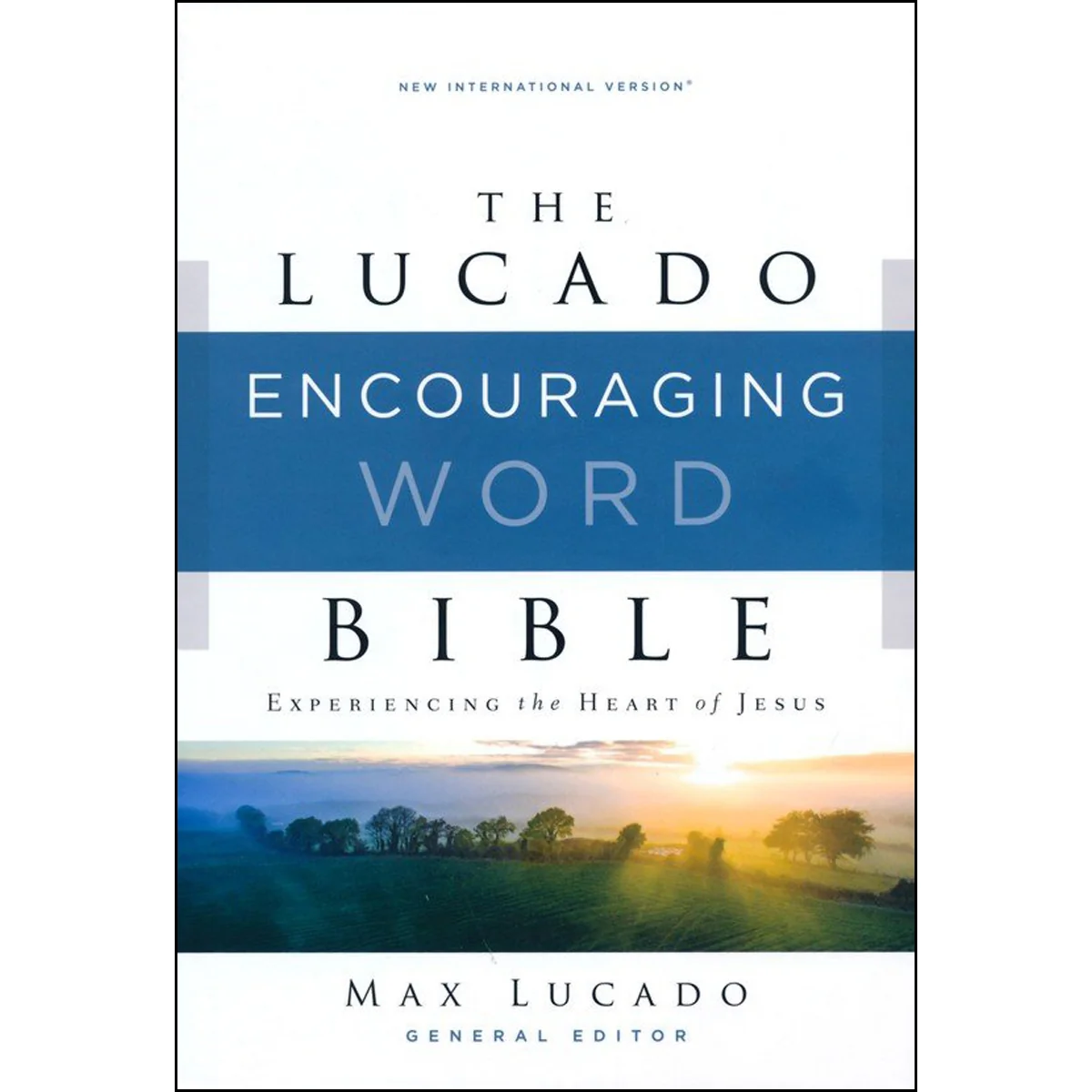 NIV Lucado Encouraging Word Bible Cloth Over Board Gray (Comfort Print)(Hardcover) - Image 3