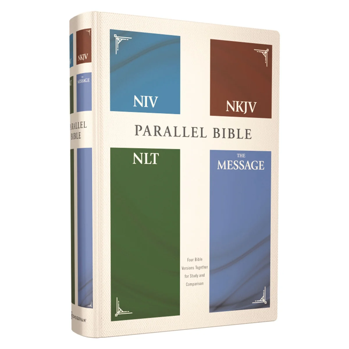 NIV, NKJV, NLT, The Message Contemporary Comparative Parallel Bible (Hardcover) - Image 2
