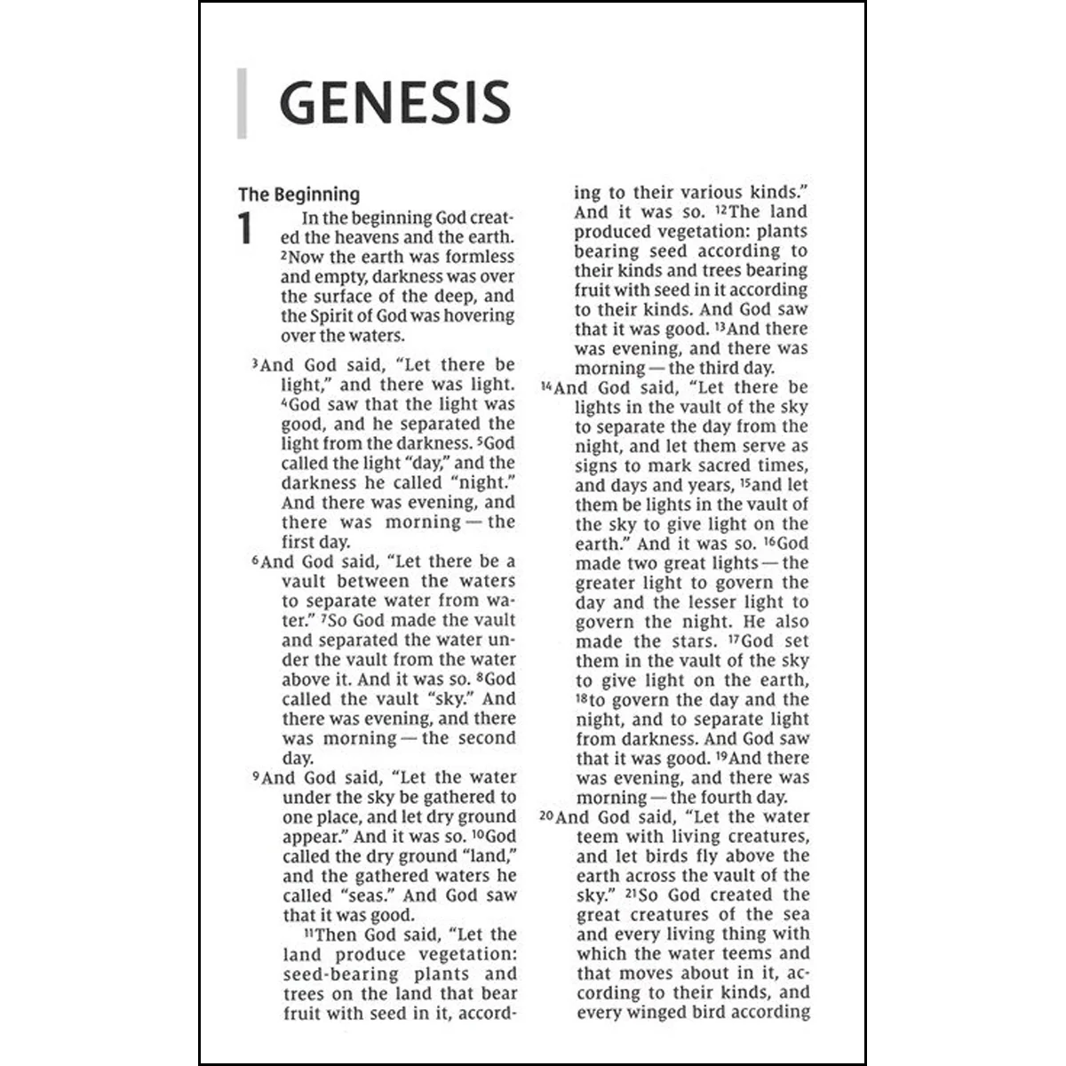 NIV Personal Size Bible Large Print Brown (Comfort Print)(Imitation Leather) - Image 3