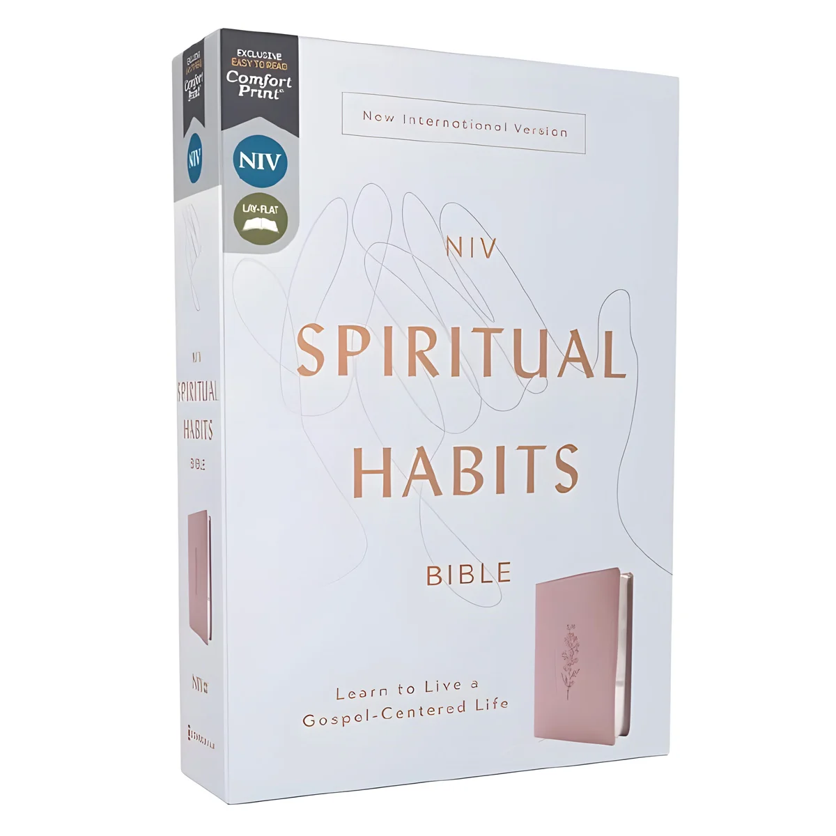 NIV Pink Imitation Leather Spiritual Habits Bible Comfort Print - Image 2