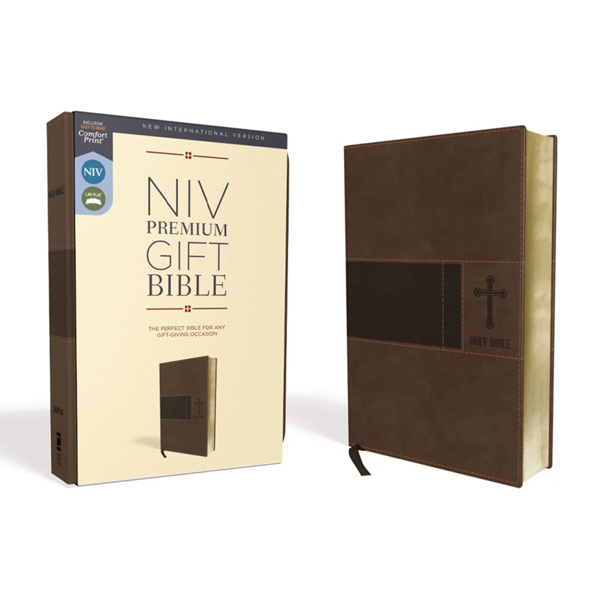 NIV Premium Gift Bible Red Letter Brown (Comfort Print)(Imitation Leather) - Image 3
