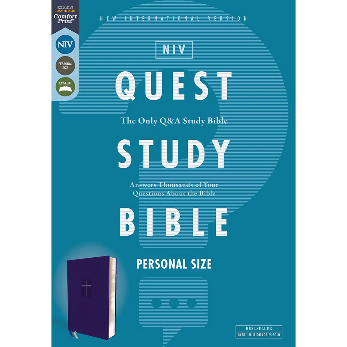 NIV Quest Personal Size Q And A Study Bible Blue (Comfort Print)(Imitation Leather) - Image 5