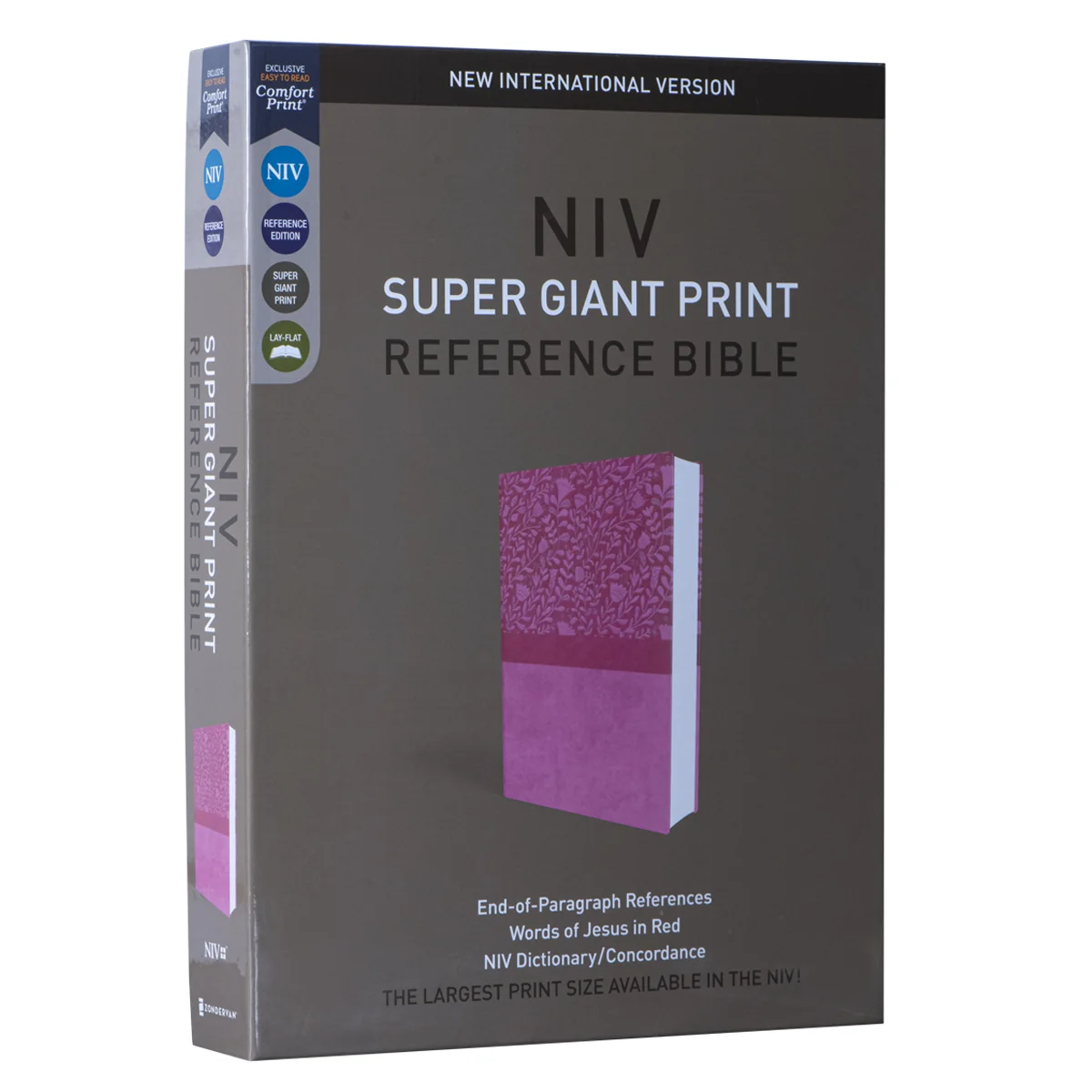 NIV Reference Bible Red Letter Super Giant Print Pink (Imitation Leather) - Image 3