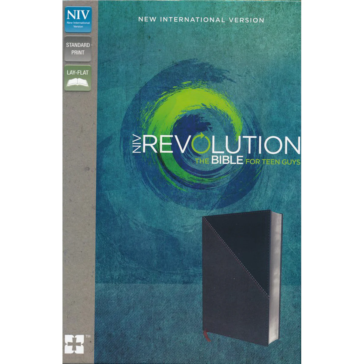 NIV Revolution Bible Gray / Navy (Imitation Leather) - Image 2