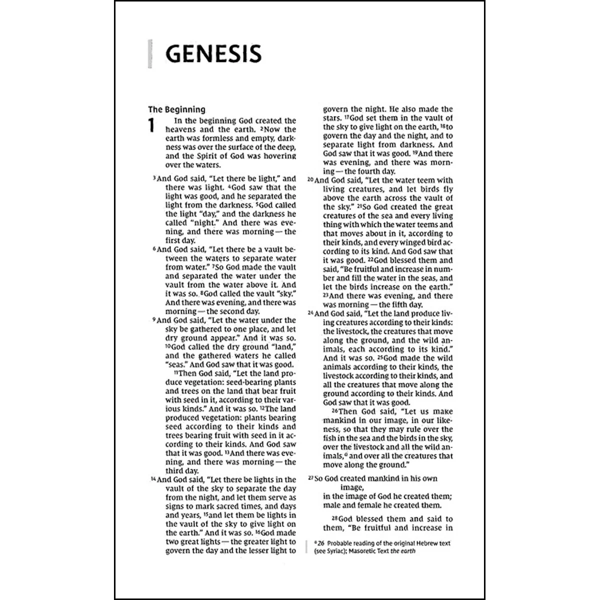 NIV Thinline Bible Black Red Letter Edition (Comfort Print)(Bonded Leather) - Image 4