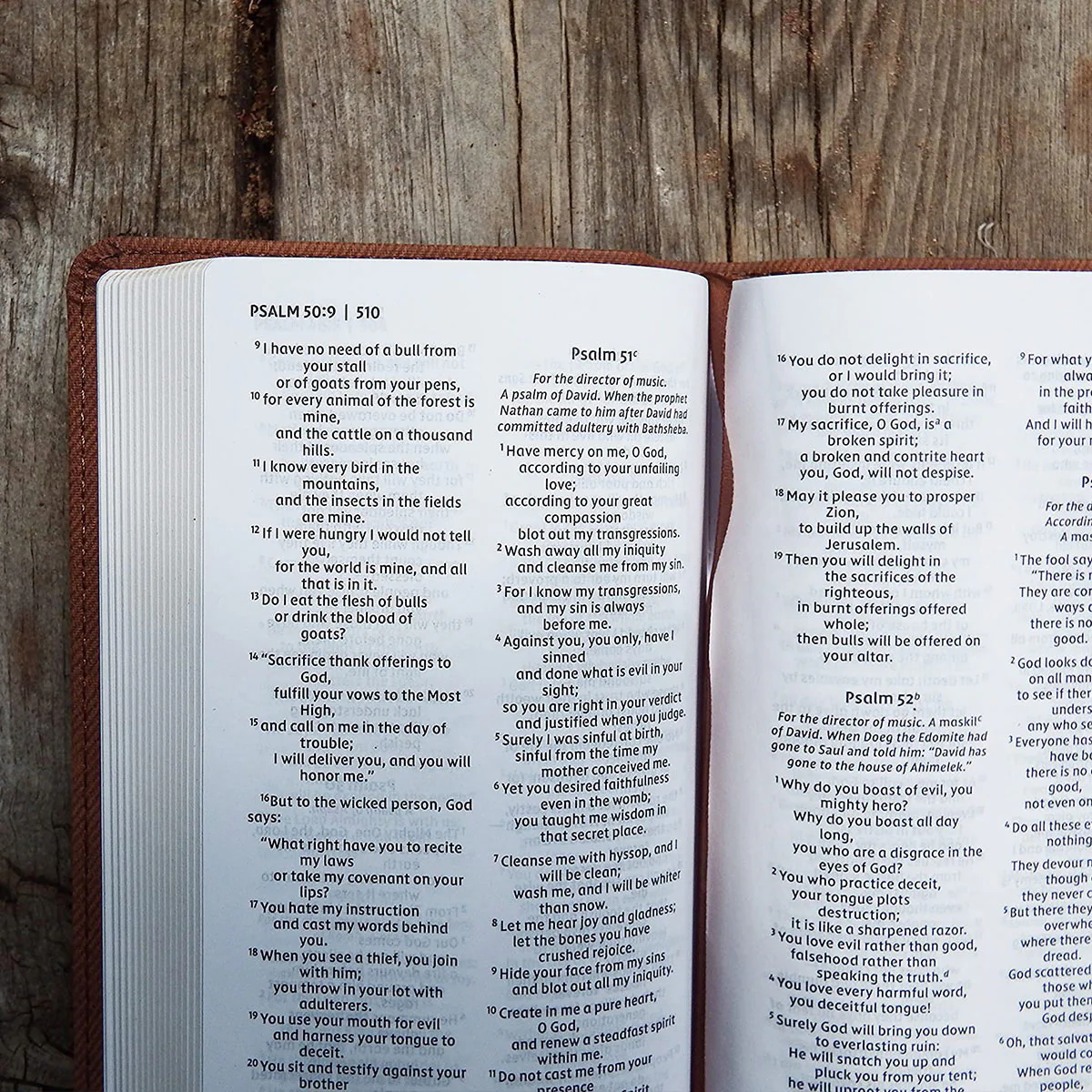 NIV Thinline Pocket Bible Red Letter Brown (Imitation Leather) - Image 4