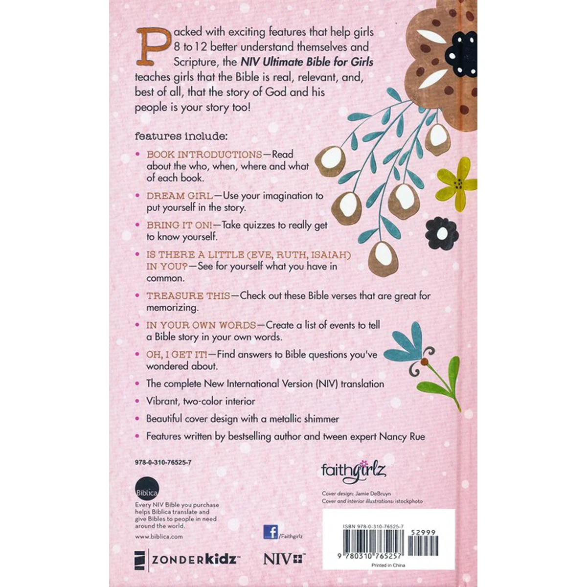 NIV Ultimate Bible For Girls (Hardcover) - Image 2