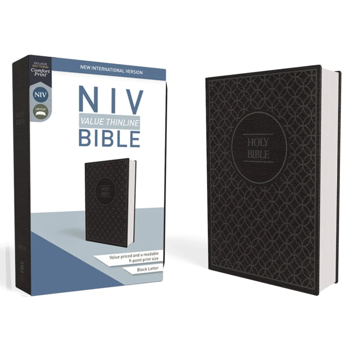 NIV Value Thinline Bib Gray / Black (Comfort Print)(Imitation Leather) - Image 2