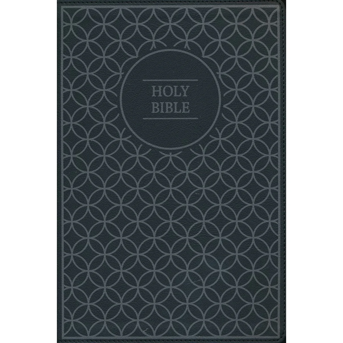 NIV Value Thinline Bible Large Print Gray / Black(Comfort Print)(Imitation Leather