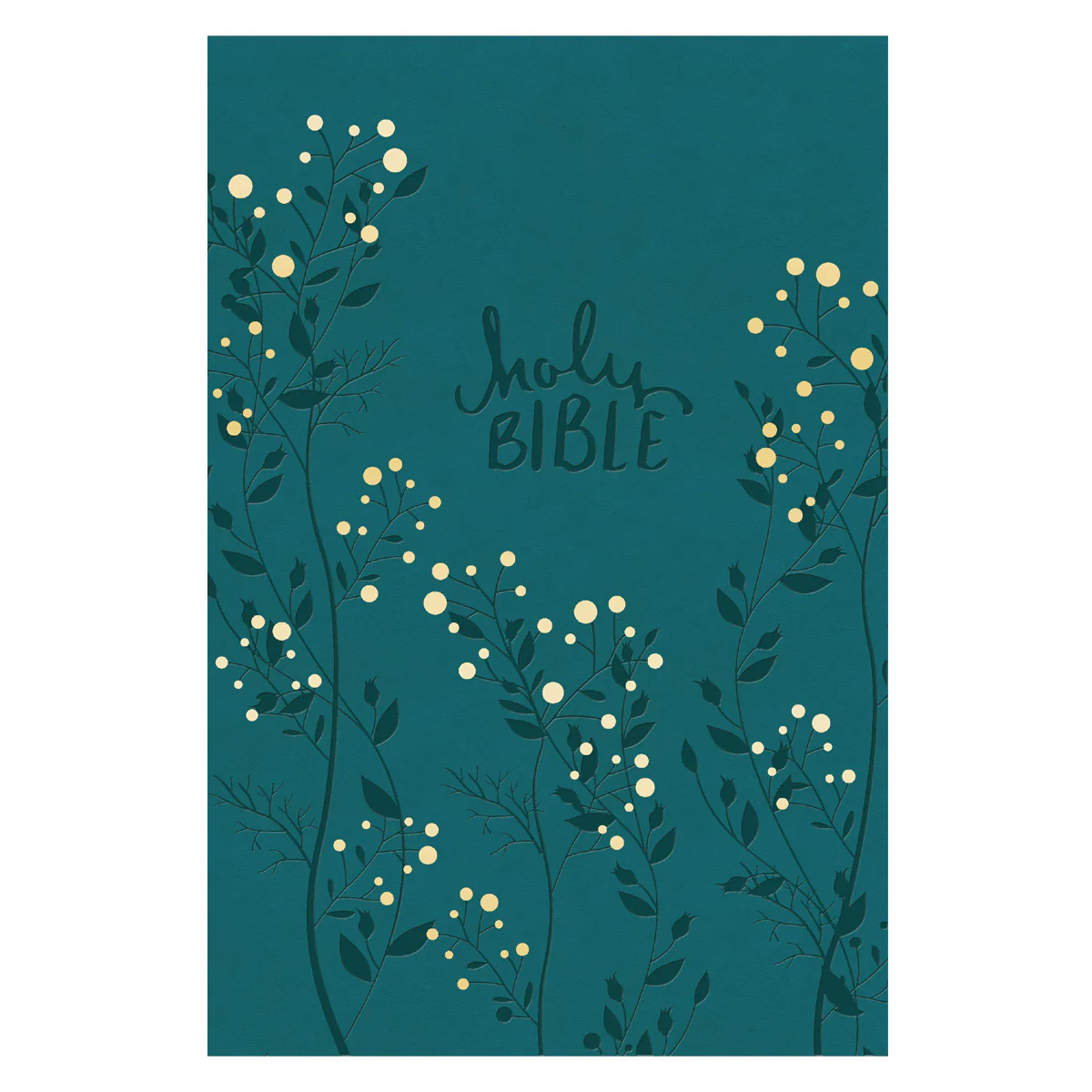 NKJV Aqua Imitation Leather Bible Giant Print