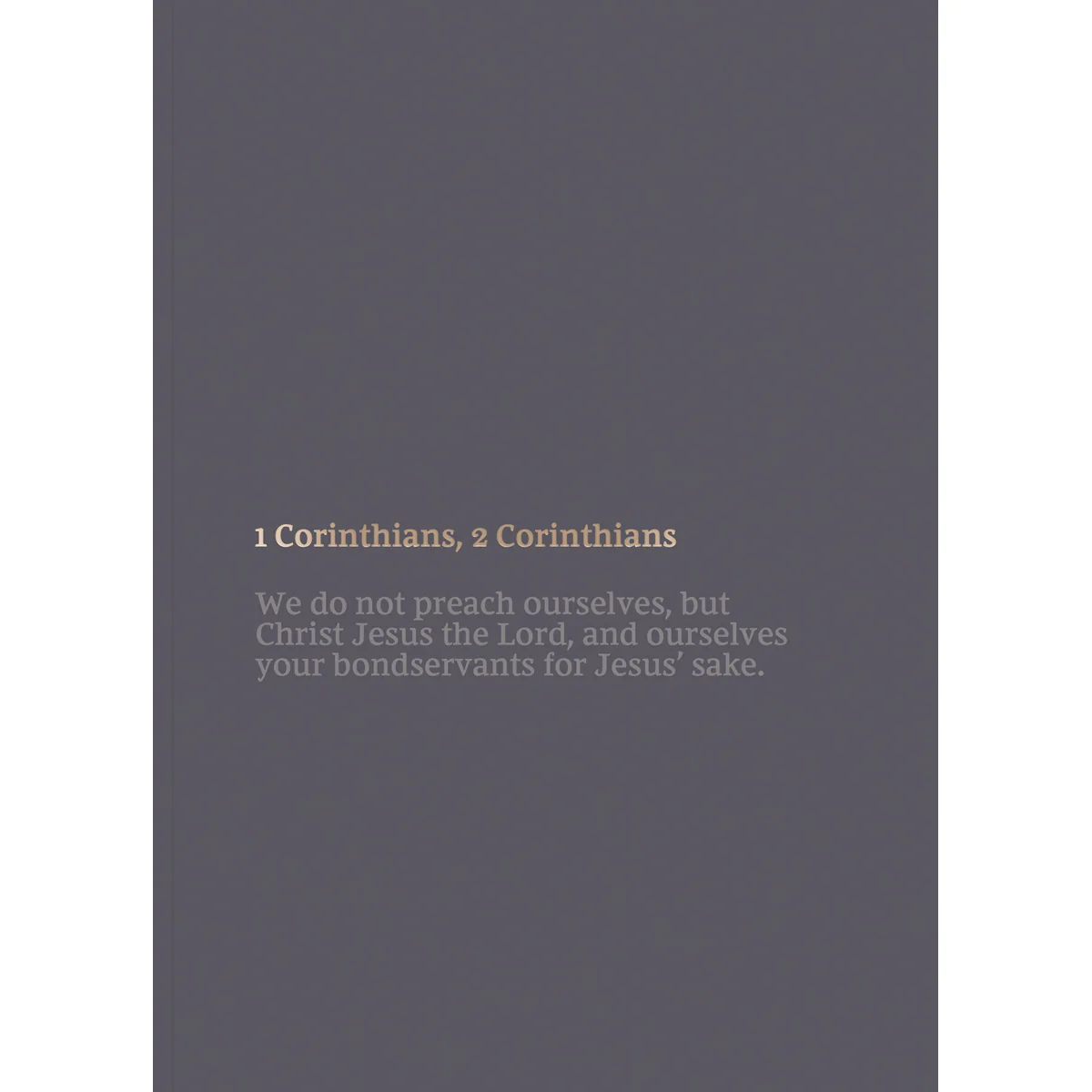 NKJV Bible Journal 1 Corinthians, 2 Corinthians (Comfort Print)(Paperback)
