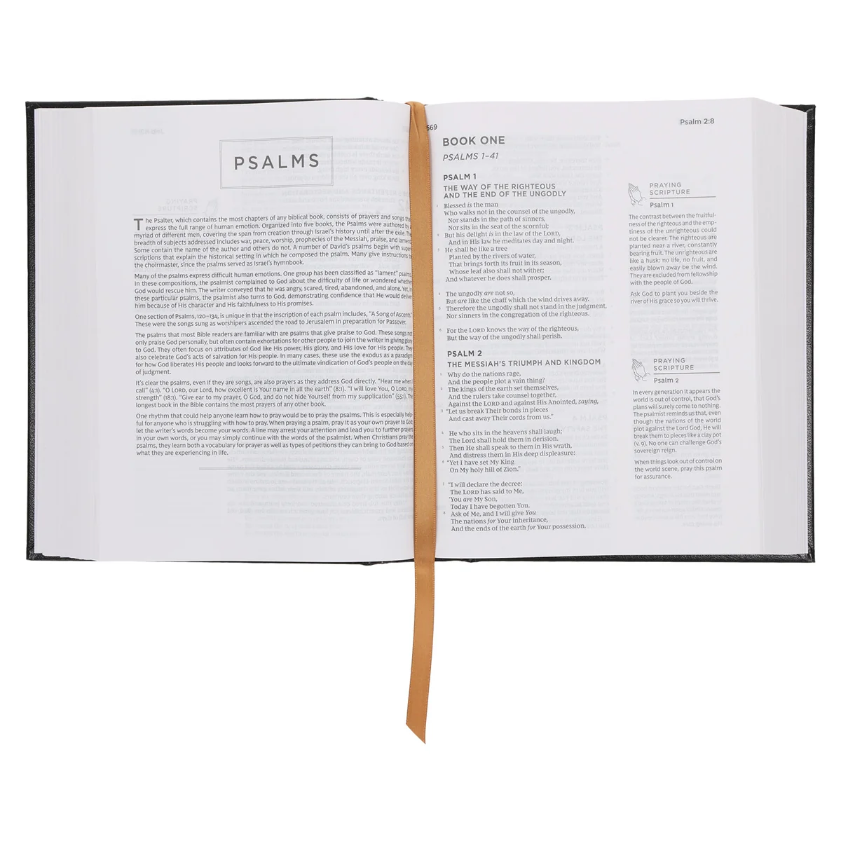 NKJV Black Hardcover The Prayer Bible Comfort Print - Image 5
