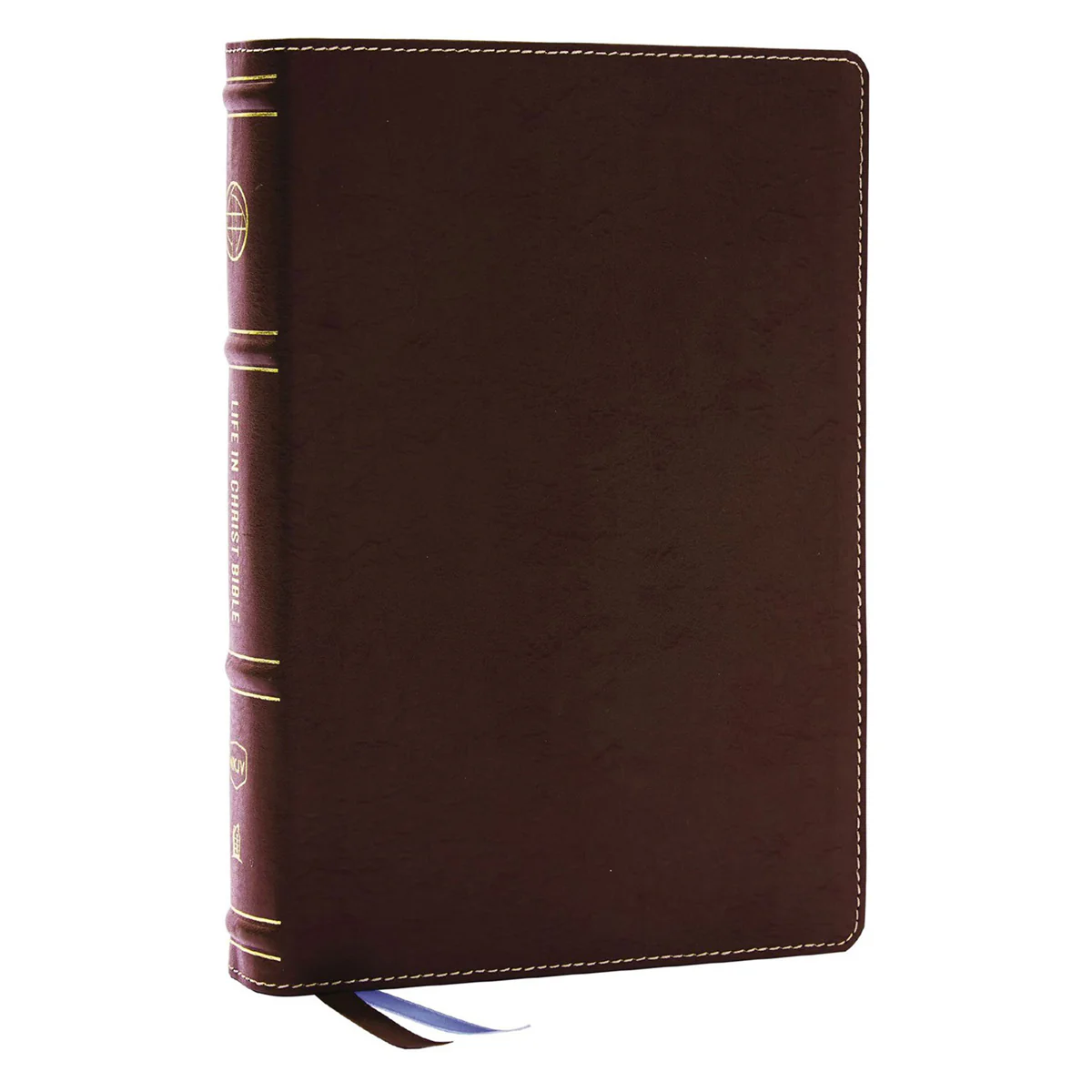 NKJV Brown Bonded Leather Life in Christ Bible Comfort Print Indexed